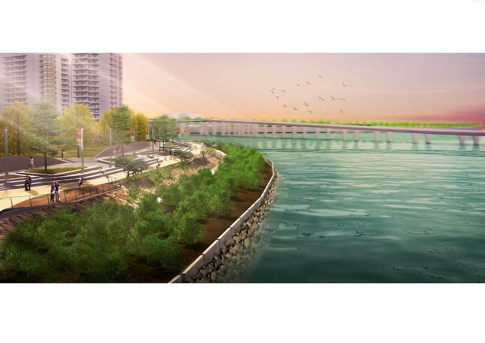 Tung Chung East – Proposed Seawall and Eco-shoreline